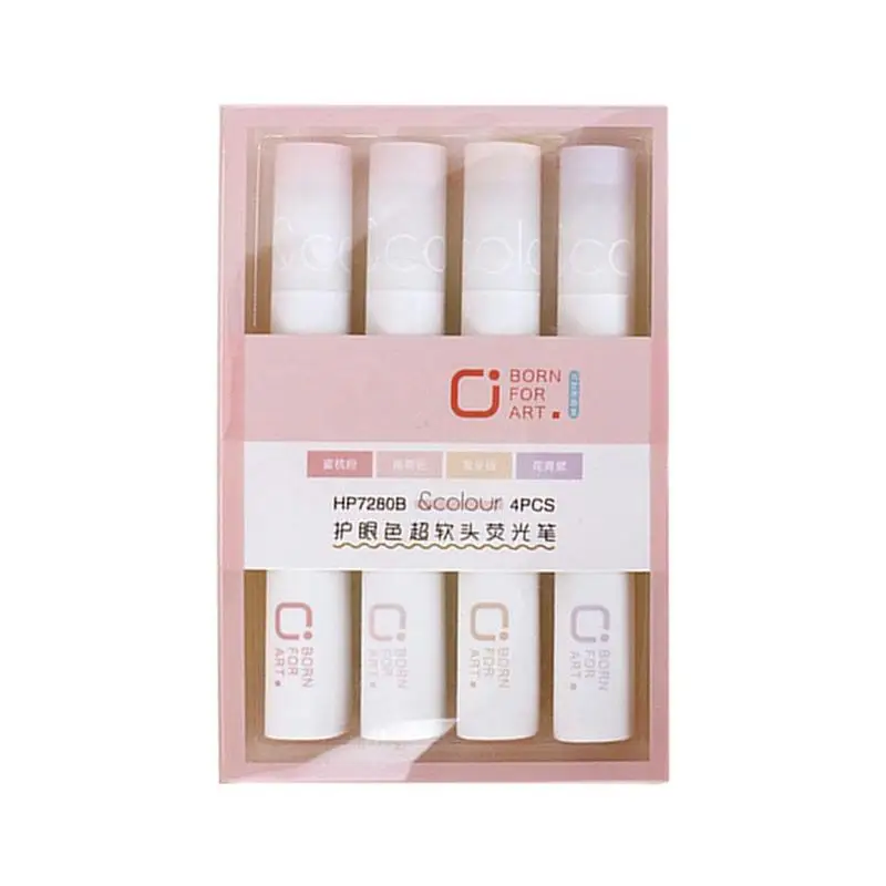 Pastel Highlighter Set Aesthetic Cute Highlighters With Assorted Colors Cute Aesthetic Markers Set Study Supplies 4 Pcs/set
Pastel Highlighter Set Aesthetic Cute Highlighters With Assorted Colors Cute Aesthetic Markers Set Study Supplies 4 Pcs/set