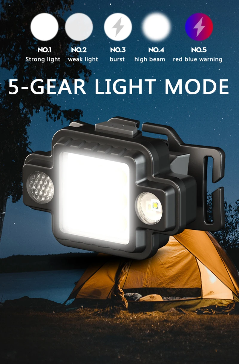 D2 COB+XPG Head Lamp Light Fishing Camping Headlamp USB TYPE-C Charging Magnetic Work Lamp Night Riding Running Head Flashlight
D2 COB+XPG Head Lamp Light Fishing Camping Headlamp USB TYPE-C Charging Magnetic Work Lamp Night Riding Running Head Flashlight