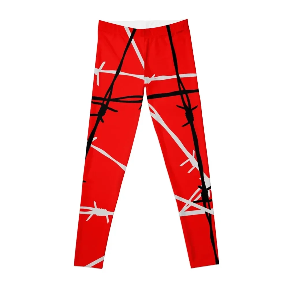 

Barbed Wire Red Leggings Women's gym Women's trousers Training pants Legging sexy woman Womens Leggings