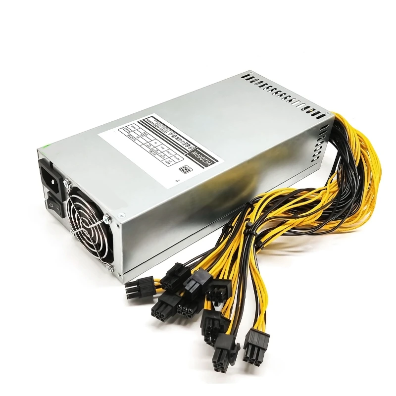 1800W 2U PSU PC Mining Power Mineirar Eth 1800W 6 Pin Miner Power Supply For 6 GPU Bitcoin Antminer S9 S7 L3+ D3 T9
1800W 2U PSU PC Mining Power Mineirar Eth 1800W 6 Pin Miner Power Supply For 6 GPU Bitcoin Antminer S9 S7 L3+ D3 T9