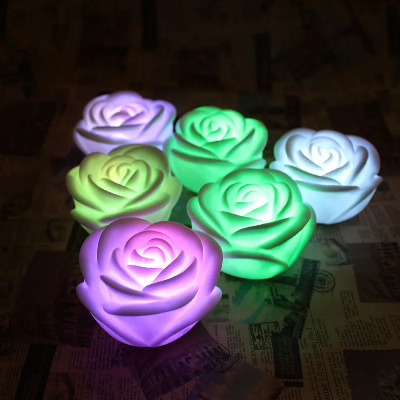 Romantic Color Changing LED Rose Flower Candle Night Light For Birthday Party Holiday Wedding Indoor Decoration Xmas Home Gifts
Romantic Color Changing LED Rose Flower Candle Night Light For Birthday Party Holiday Wedding Indoor Decoration Xmas Home Gifts