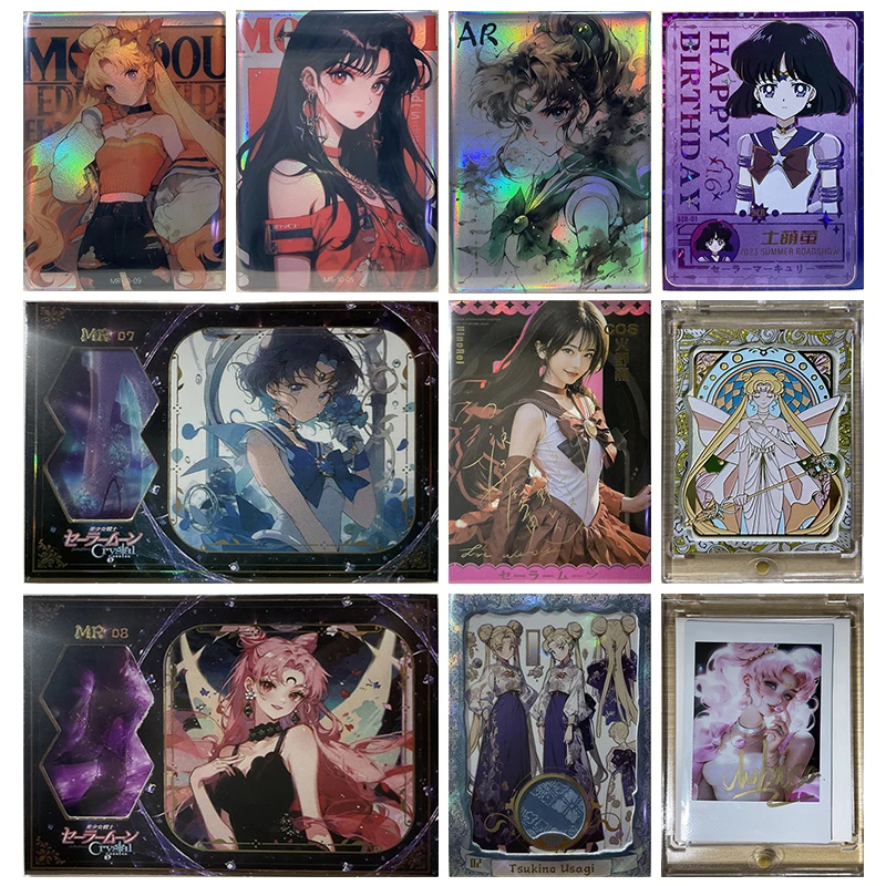 Anime Goddess Story Rare MR AR SZR Reflections Flash Cards Tsukino Usagi Hino Rei Toys for boys Collectible Cards Birthday Gifts
Anime Goddess Story Rare MR AR SZR Reflections Flash Cards Tsukino Usagi Hino Rei Toys for boys Collectible Cards Birthday Gifts