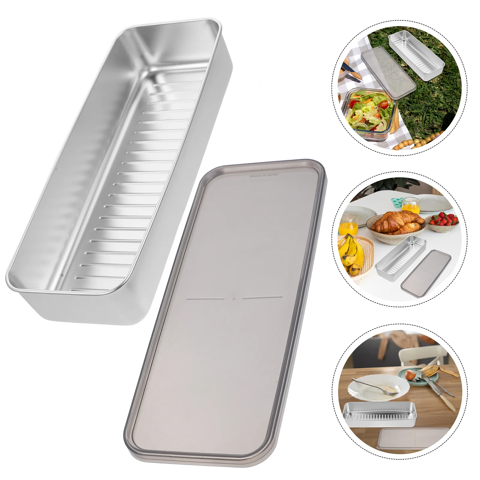 Stainless Steel Crisper Refridgerator Organizer Refrigerator Bacon Container Food Salad Containers for Meat Storage
Stainless Steel Crisper Refridgerator Organizer Refrigerator Bacon Container Food Salad Containers for Meat Storage