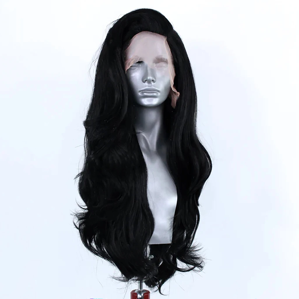 Black Synthetic Lace Front Wigs for Women Body Wave Lace Wig Side Part Cosplay Wigs Hairline Party Hair Frontal Wig
Black Synthetic Lace Front Wigs for Women Body Wave Lace Wig Side Part Cosplay Wigs Hairline Party Hair Frontal Wig