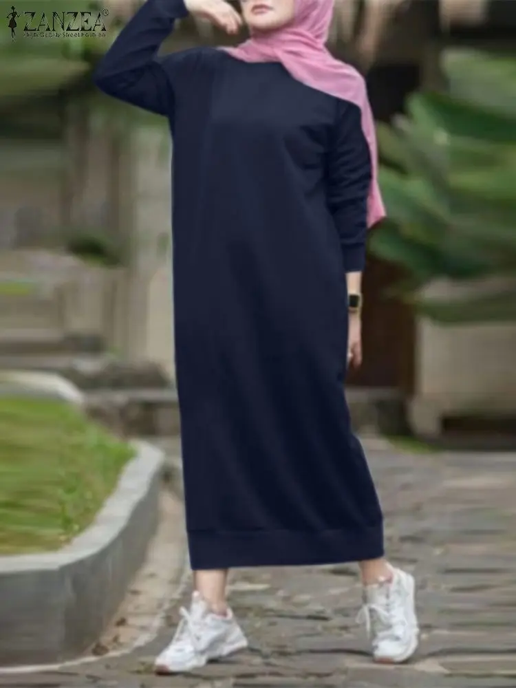ZANZEA Winter Long Sleeve Solid Casual Sundress Fashion Sweatshirt Dress Autumn Women Hoodie Vestido Female Muslim Islamic Cloth
ZANZEA Winter Long Sleeve Solid Casual Sundress Fashion Sweatshirt Dress Autumn Women Hoodie Vestido Female Muslim Islamic Cloth