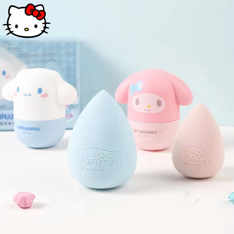 Кисть для макияжа Kawaii Sanrio My Melody Cinnamoroll, милый мультяшный ученический макияж в виде яиц для макияжа
Кисть для макияжа Kawaii Sanrio My Melody Cinnamoroll, милый мультяшный ученический макияж в виде яиц для макияжа