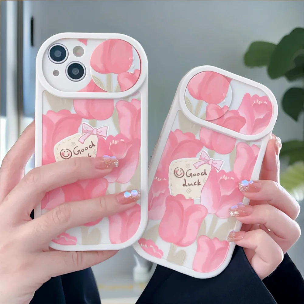 Cute Girl Pink Tulip Lovely Cartoon Flower Phone Case For iPhone 14 13 12 11Pro Max X XR 7 8 Soft Shockproof Back Bumper Cover
Cute Girl Pink Tulip Lovely Cartoon Flower Phone Case For iPhone 14 13 12 11Pro Max X XR 7 8 Soft Shockproof Back Bumper Cover
