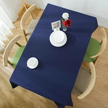 Cotton Tablecloths, Waterproof Table Covers Simple Modern Pure Color Dark Blue Dining Table Coffee Table Deco
Cotton Tablecloths, Waterproof Table Covers Simple Modern Pure Color Dark Blue Dining Table Coffee Table Deco