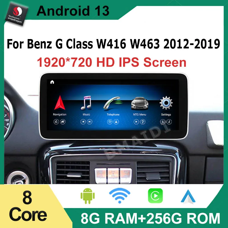 Автомобильный DVD-плеер Android13 8G + 256G для Mercedes Benz G-Class W461 W463 G350 Qualcomm Радио мультимедийный плеер GPS навигация видео
Автомобильный DVD-плеер Android13 8G + 256G для Mercedes Benz G-Class W461 W463 G350 Qualcomm Радио мультимедийный плеер GPS навигация видео