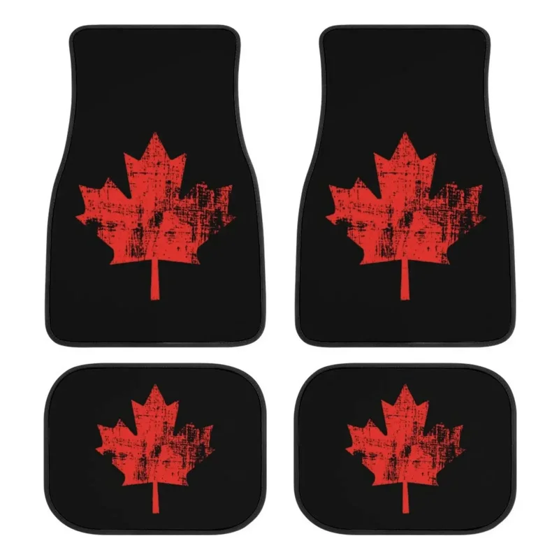 Canada Maple Leaf Car Floor Mat 4 Piece Auto Front/Rear Carpets Anti-Skid Foot Pads Universal Fit for SUV Interior Decorative
Canada Maple Leaf Car Floor Mat 4 Piece Auto Front/Rear Carpets Anti-Skid Foot Pads Universal Fit for SUV Interior Decorative