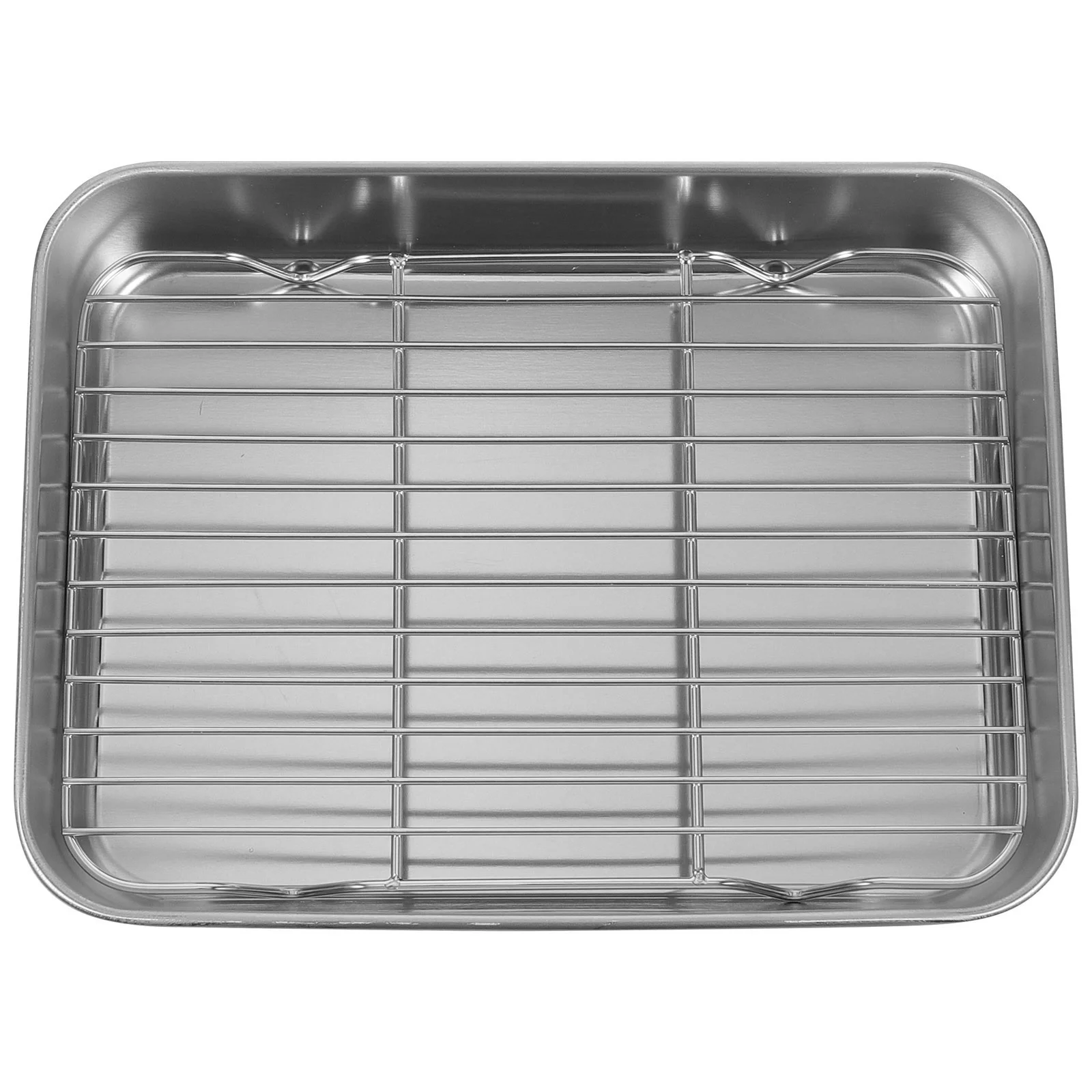 1 set of Stainless Steel Grill Plate with Mesh Rack Food Display Rack Kitchen BBQ Plate
1 set of Stainless Steel Grill Plate with Mesh Rack Food Display Rack Kitchen BBQ Plate