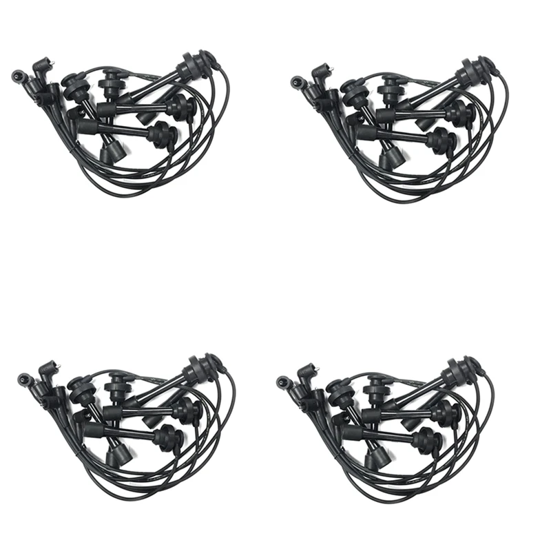 

4 Set Spark Plug Cable Set For Mitsubishi Pajero Montero Sport Challenger Nativa Triton L200 6G72 6G74 MD371794 MD338249