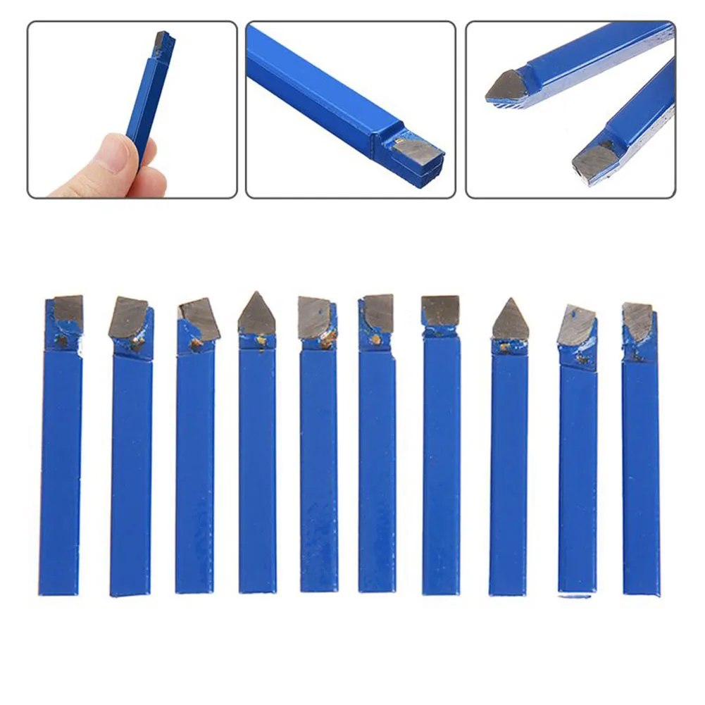 Bit Carbide Lathe Tool Metalworking Set Supplies Tilting Turning Wear Resistance Welding 1/4’’ 10Pcs Brand New
Bit Carbide Lathe Tool Metalworking Set Supplies Tilting Turning Wear Resistance Welding 1/4’’ 10Pcs Brand New