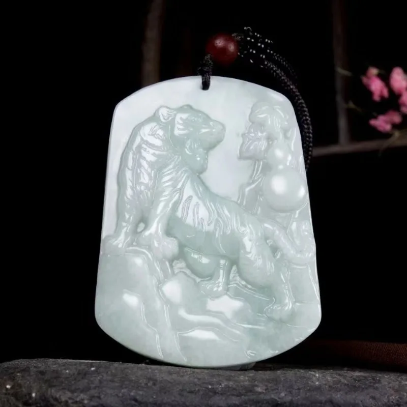 Natural A Cargo Jade Zodiac Tiger Pendant for Men and Women Tiger Tiger Tiger Jade Pendant
Natural A Cargo Jade Zodiac Tiger Pendant for Men and Women Tiger Tiger Tiger Jade Pendant