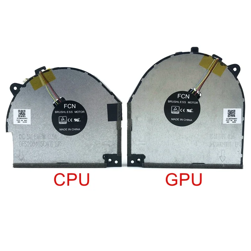 

New Original Laptop CPU GPU Cooling Fan For Lenovo Legion Y530 Y7000 Y530-15ICH Cooler Radiator FKPW FKPX DC5V 0.5A 2018