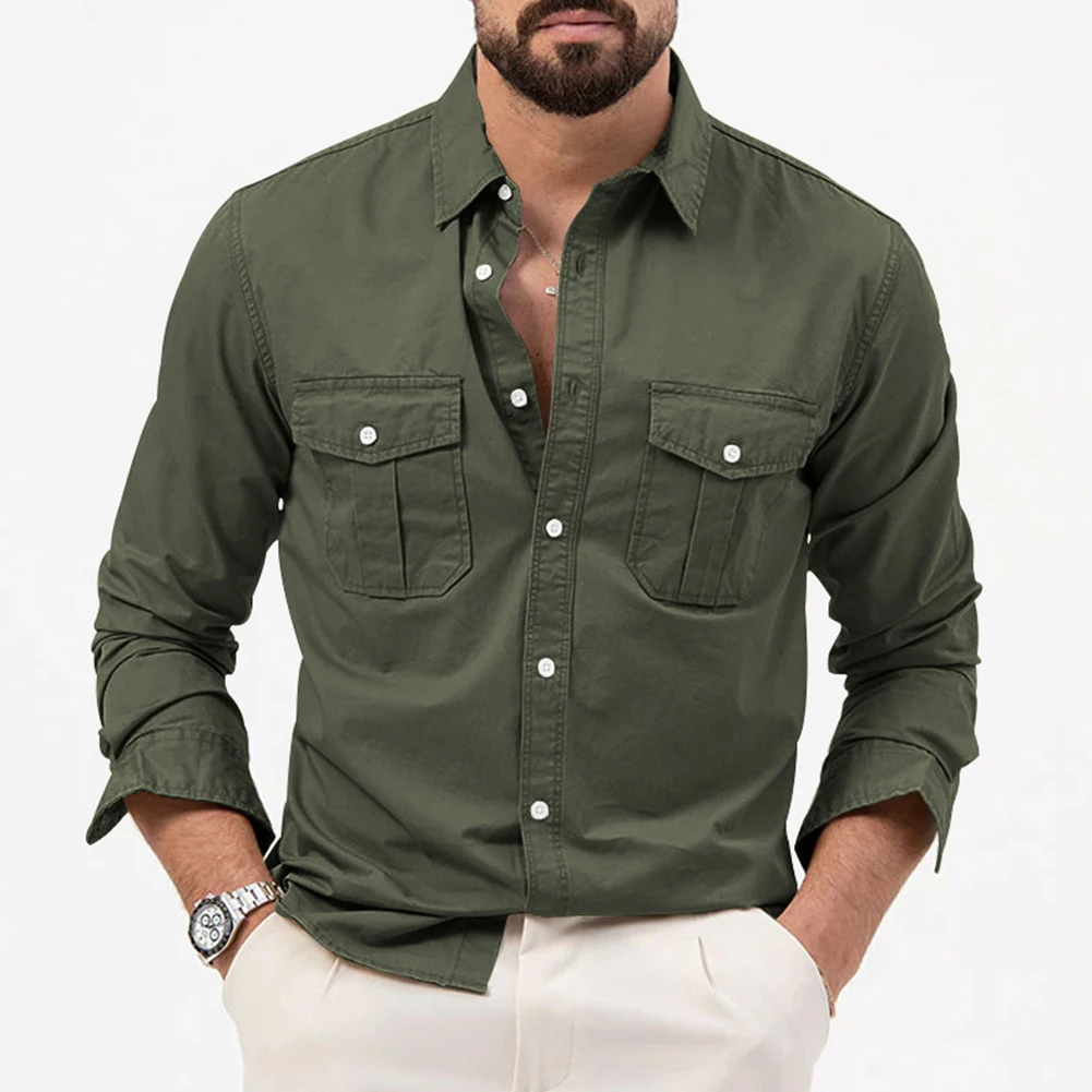Autumn Spring Tops Shirt Daily Holiday Button Down Cargo Shirts Casual Coat Jacket Lapel Long Sleeve Loose Fitting
Autumn Spring Tops Shirt Daily Holiday Button Down Cargo Shirts Casual Coat Jacket Lapel Long Sleeve Loose Fitting