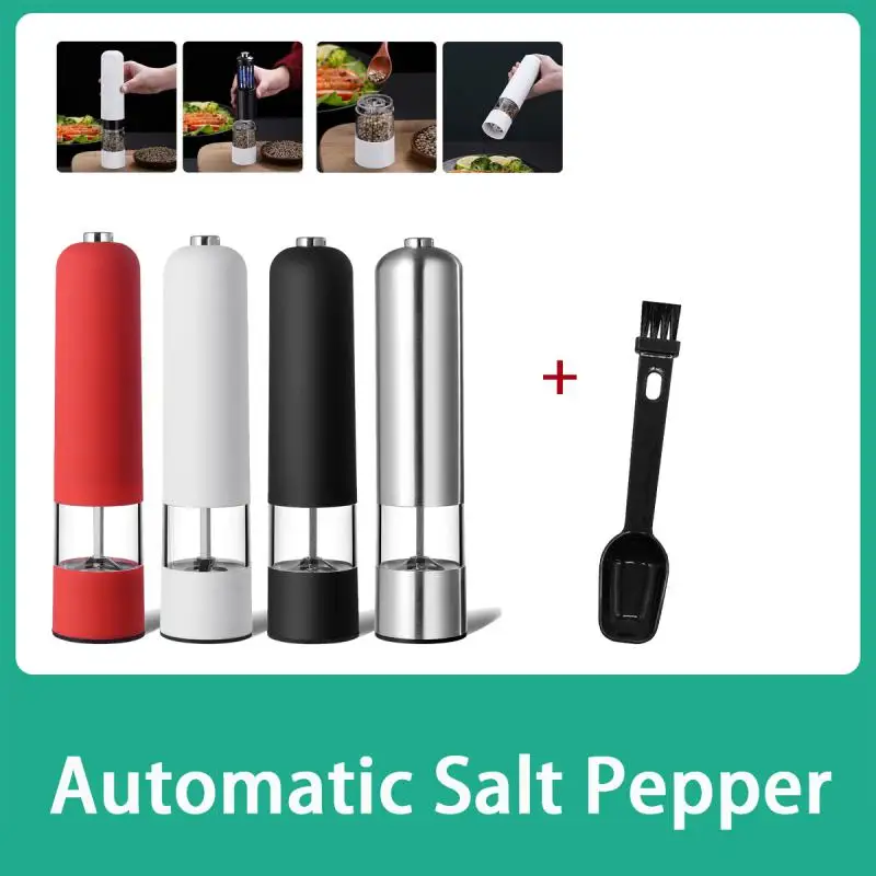 

Electric Automatic Salt And Pepper Grinder USB Charging Spices Grinde With LED Adjustable Spices Grinder Seasoning Bottles