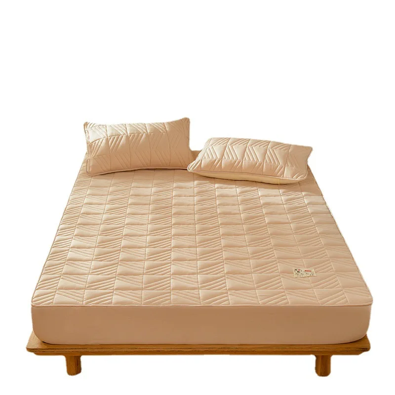 Raw Cotton Soybean Fiber Fitted Sheet Protective Cover Hotel Pure Cotton Solid Color All Inclusive Bed Cover
Raw Cotton Soybean Fiber Fitted Sheet Protective Cover Hotel Pure Cotton Solid Color All Inclusive Bed Cover