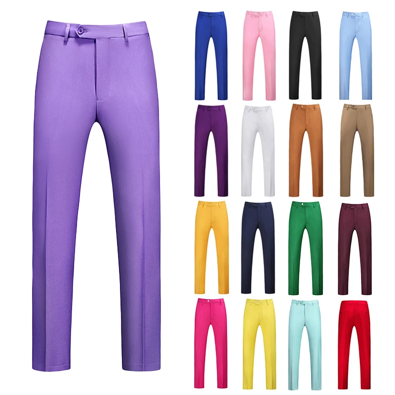 DYB&ZACQ Men Pure Color Business Occupation Slim Fit Dress Office Trousers Male Dress Formal Casual Suit Pants
DYB&ZACQ Men Pure Color Business Occupation Slim Fit Dress Office Trousers Male Dress Formal Casual Suit Pants