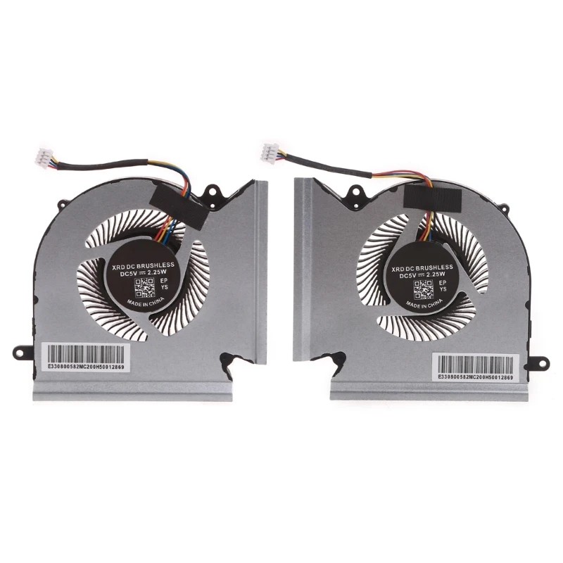 Notebook Radiator for MSI GE66 GP66 MS-1542 CPU GPU Cooling Fan 5V 1A 4-pin Laptop Cooler PABD08008SH N453 N454 X3UF
Notebook Radiator for MSI GE66 GP66 MS-1542 CPU GPU Cooling Fan 5V 1A 4-pin Laptop Cooler PABD08008SH N453 N454 X3UF