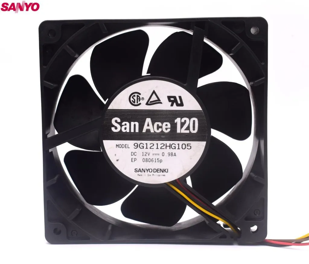 1pcs 9G1212HG105 12038 120mm 12cm DC 12V 0.98A cpu cooler heatsink axial cooling Fan for SANYO
1pcs 9G1212HG105 12038 120mm 12cm DC 12V 0.98A cpu cooler heatsink axial cooling Fan for SANYO