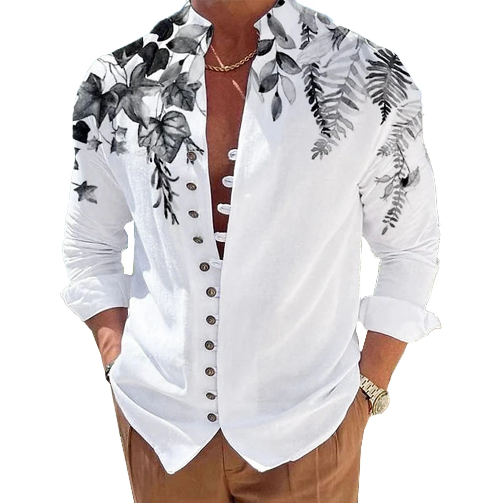 Men's Casual Print Dress Shirt Stand Collar Long Sleeve Ideal for All Four Seasons Perfect for Leisure Activities
Men's Casual Print Dress Shirt Stand Collar Long Sleeve Ideal for All Four Seasons Perfect for Leisure Activities