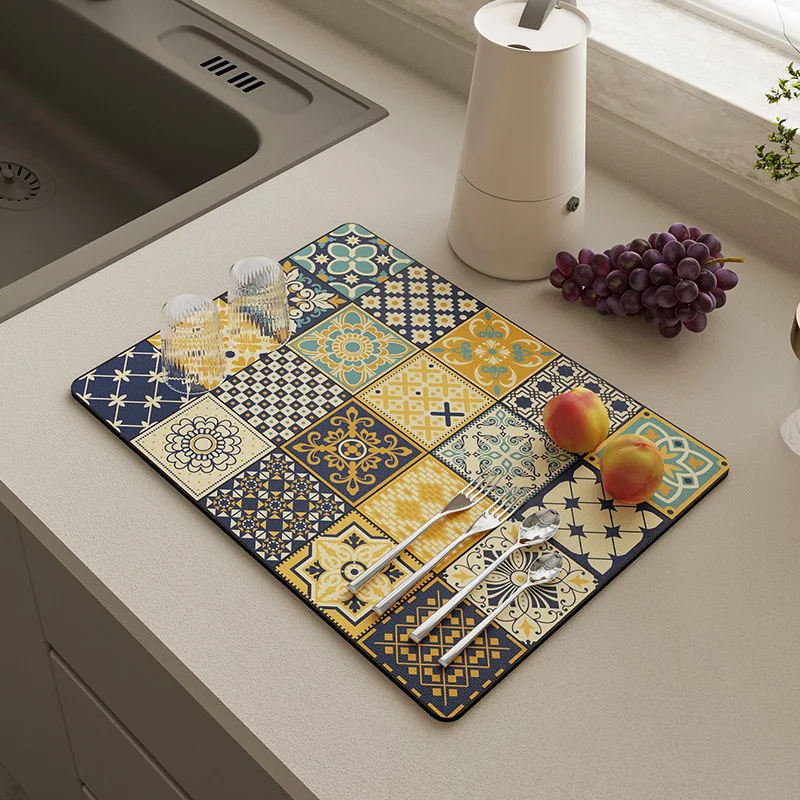 Tableware Drain Mat Kitchen Countertop Absorbent Easy Drink Mat Bowl Chopsticks Water Control Mat Wash Free Insulated Table Mat
Tableware Drain Mat Kitchen Countertop Absorbent Easy Drink Mat Bowl Chopsticks Water Control Mat Wash Free Insulated Table Mat