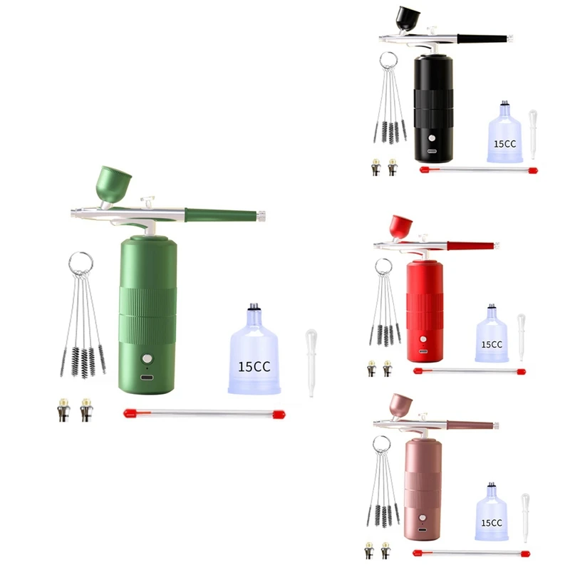 Portable Rechargeable Wireless Airbrush With Compressor Double Action Spray Tools For Face Beauty Nail Art Tattoo
Portable Rechargeable Wireless Airbrush With Compressor Double Action Spray Tools For Face Beauty Nail Art Tattoo