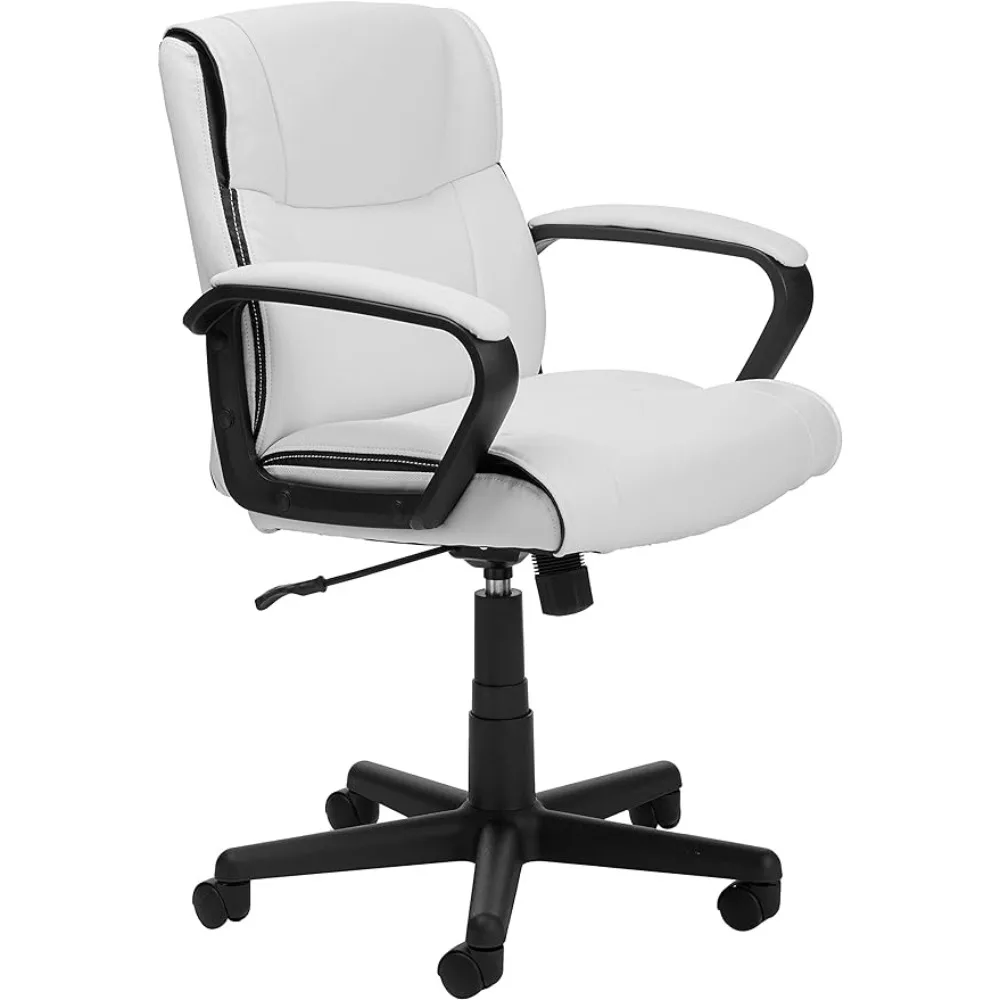 275 Pound Capacity Gaming Chair Adjustable Height/Tilt Padded Office Desk Chair With Armrests 360-Degree Swivel White Computer
275 Pound Capacity Gaming Chair Adjustable Height/Tilt Padded Office Desk Chair With Armrests 360-Degree Swivel White Computer