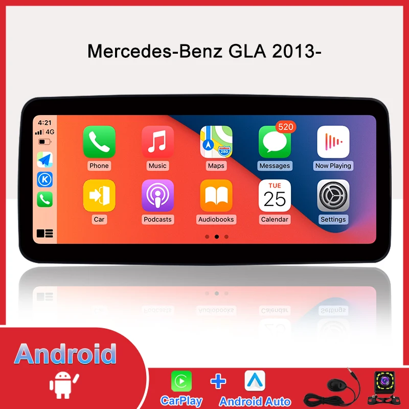 10.25 Inch Android Car Multimedia Radio for Mercedes-Benz GLA 2013- NTG 4.5 Audio Auto Carplay Stereo 4G GPS Navigation Recorder
10.25 Inch Android Car Multimedia Radio for Mercedes-Benz GLA 2013- NTG 4.5 Audio Auto Carplay Stereo 4G GPS Navigation Recorder