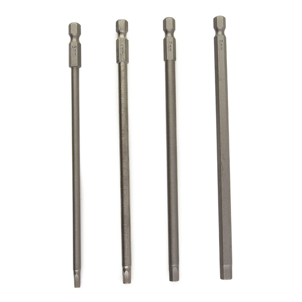 New 2021 Hex Screwdriver Bits 3/4/5/6mm 4* 4pcs 1/4 Driver Head Hex Shank Magnetic Screw Screwdriver Bits 150mm
New 2021 Hex Screwdriver Bits 3/4/5/6mm 4* 4pcs 1/4 Driver Head Hex Shank Magnetic Screw Screwdriver Bits 150mm