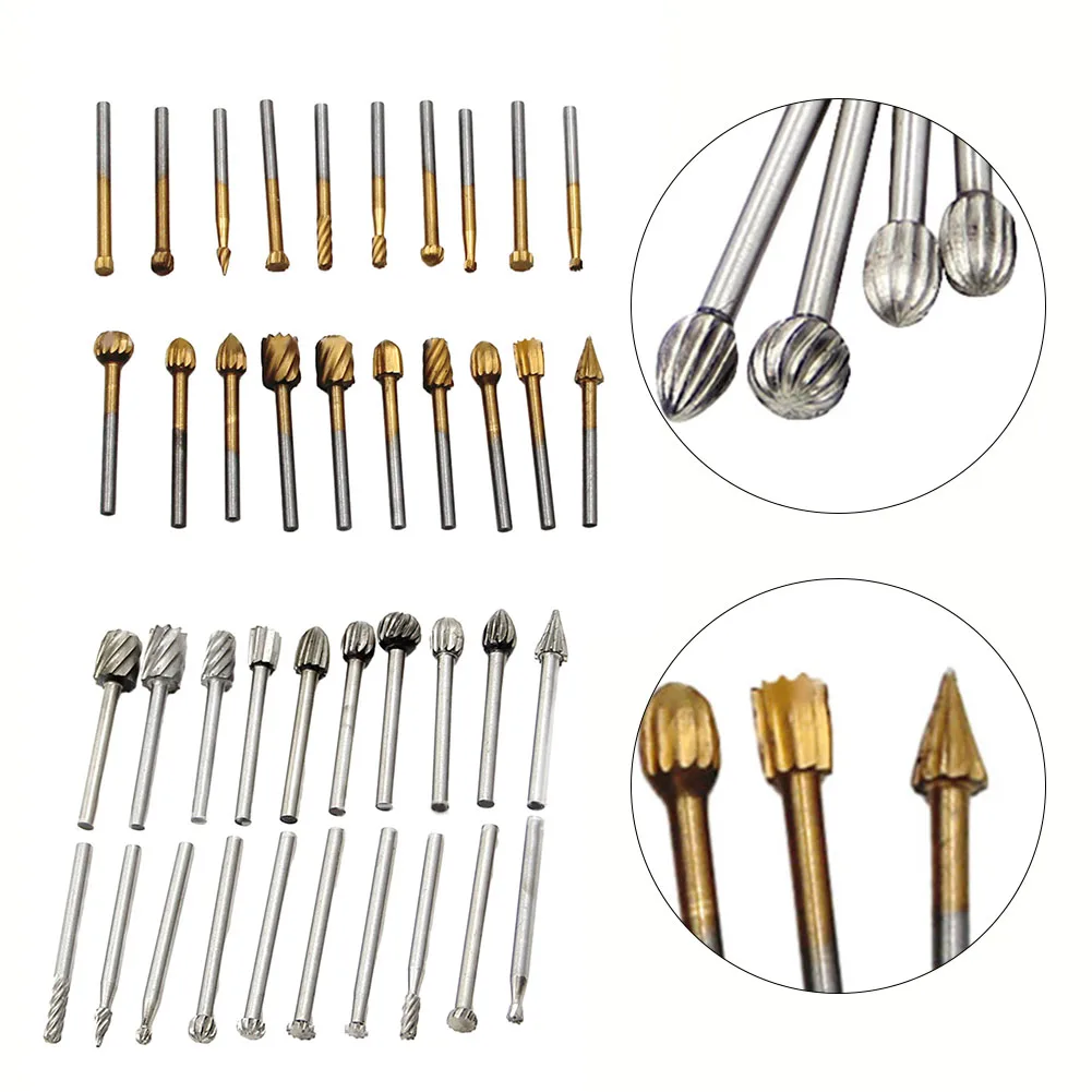 20pcs Rotary File Grinding Head 3mm Shank HSS Rotary File Drill Bits Grinding Heads Woodworking Drilling Polishing Carving Tool
20pcs Rotary File Grinding Head 3mm Shank HSS Rotary File Drill Bits Grinding Heads Woodworking Drilling Polishing Carving Tool