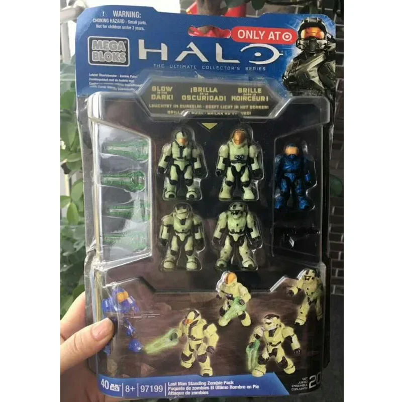 

Megabloks Haloes Action Figure Spartaes Masterchiefes Building Block Model Toy Collection Ornaments Model Toy