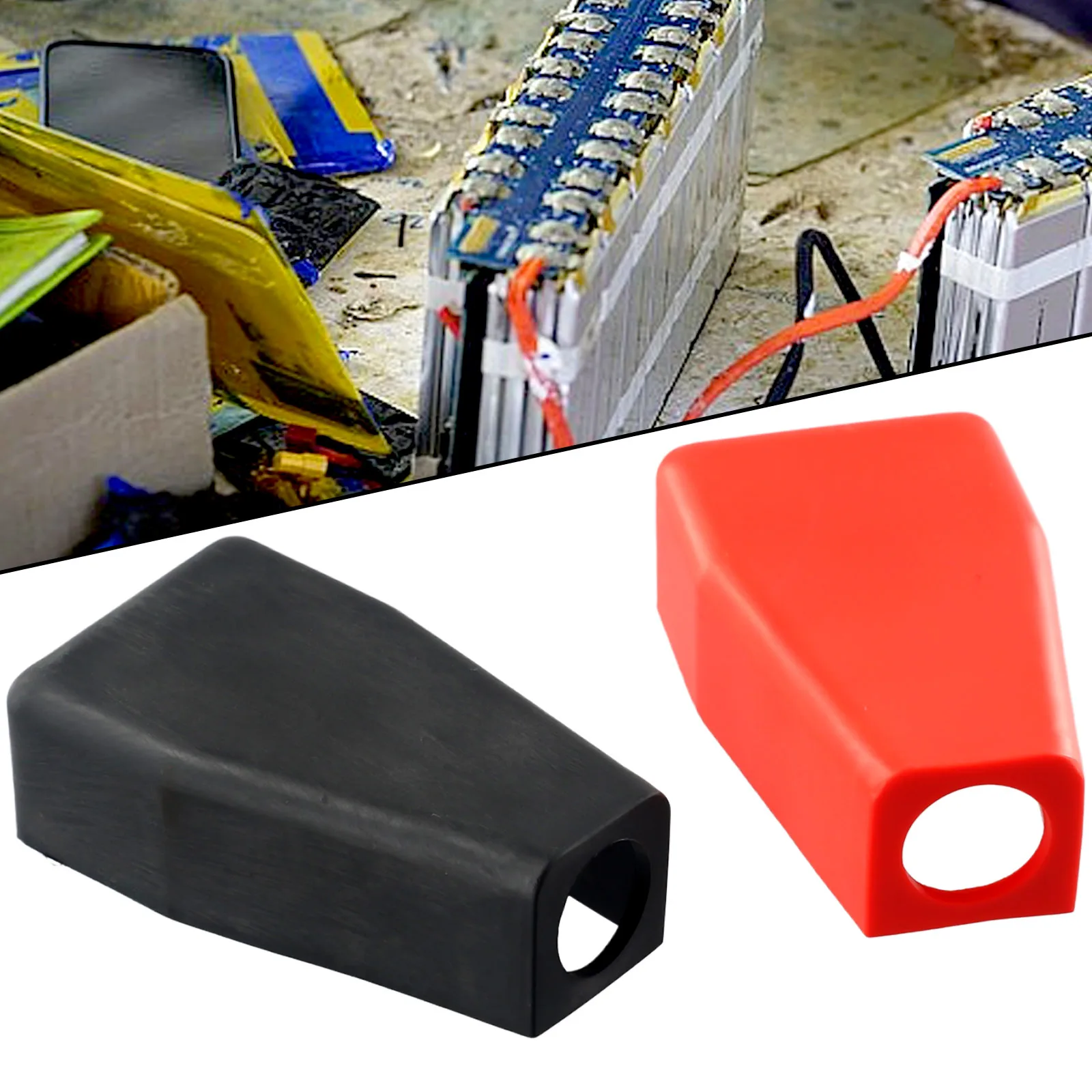 1 Pair Car Battery Terminal Cap Negative Positive Terminal Covers Protector Replacement Batteries Car Accessories Red Black
1 Pair Car Battery Terminal Cap Negative Positive Terminal Covers Protector Replacement Batteries Car Accessories Red Black