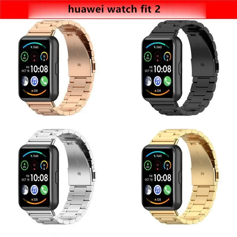 Metal Watchband for Huawei Watch Fit 2 Stainless Steel Strap Classic Bracelet Correa huawei fit2 active Elegant Smartwatch Band
Metal Watchband for Huawei Watch Fit 2 Stainless Steel Strap Classic Bracelet Correa huawei fit2 active Elegant Smartwatch Band