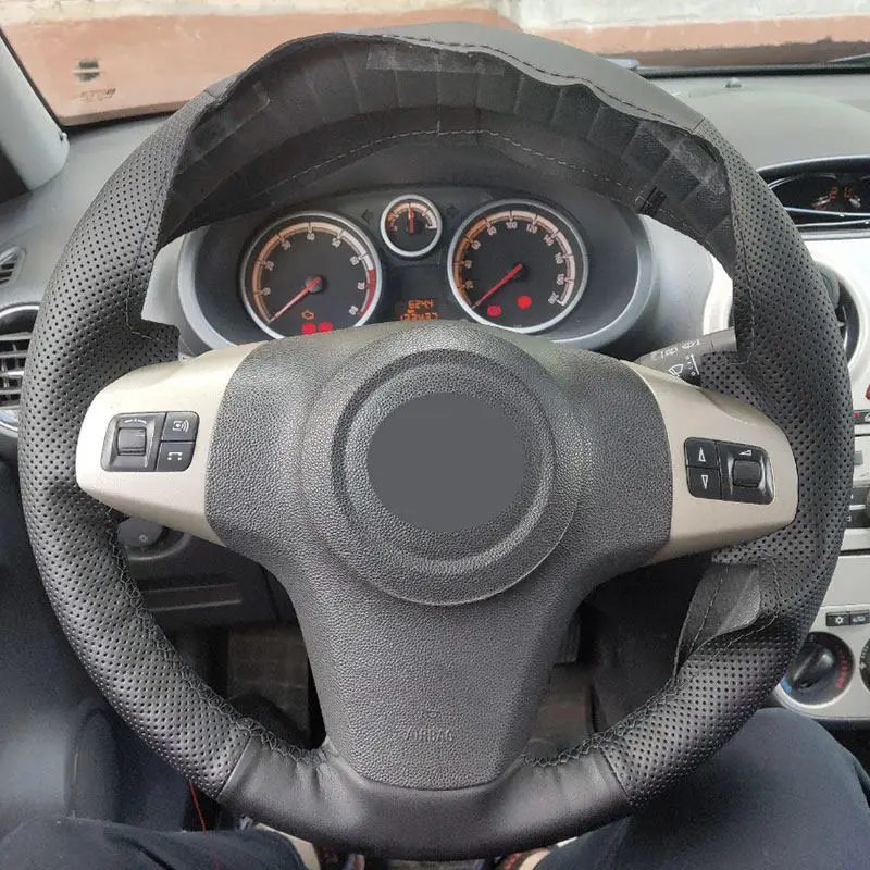 Чехол на руль салона автомобиля для Chevrolet Niva 2009-2017, Vauxhall Corsa (D), Opel Corsa (D) (3 спицы), кожаная отделка, черный
Чехол на руль салона автомобиля для Chevrolet Niva 2009-2017, Vauxhall Corsa (D), Opel Corsa (D) (3 спицы), кожаная отделка, черный