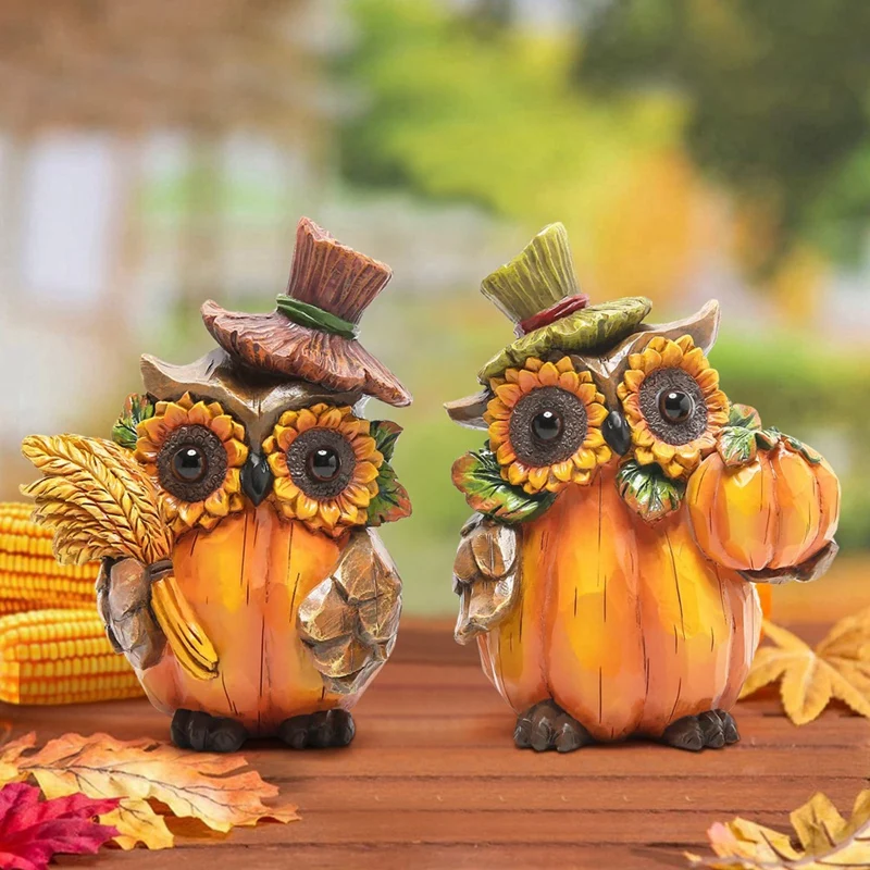 1PCS Fall Thanksgiving Pumpkin Owl Table Decorations for Home, Resin Owl Give Thanks Fall Centerpieces for Tables,B
1PCS Fall Thanksgiving Pumpkin Owl Table Decorations for Home, Resin Owl Give Thanks Fall Centerpieces for Tables,B