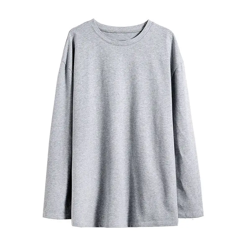 100% cotton spring long-sleeved t-shirt men's Korean fashion loose trend ins pure color casual underwear
100% cotton spring long-sleeved t-shirt men's Korean fashion loose trend ins pure color casual underwear