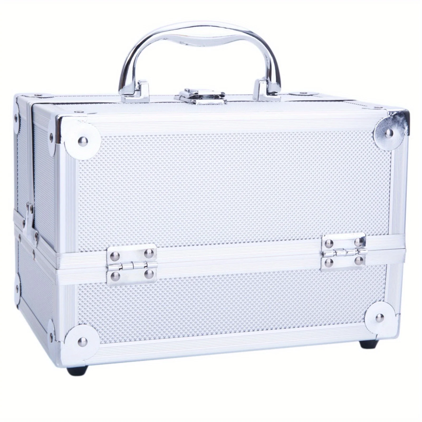 Aluminum alloy hand makeup case with mirror silver Mirror bag Full mirror Espejos con luz led Lash mirror Espejo portatil Travel
Aluminum alloy hand makeup case with mirror silver Mirror bag Full mirror Espejos con luz led Lash mirror Espejo portatil Travel