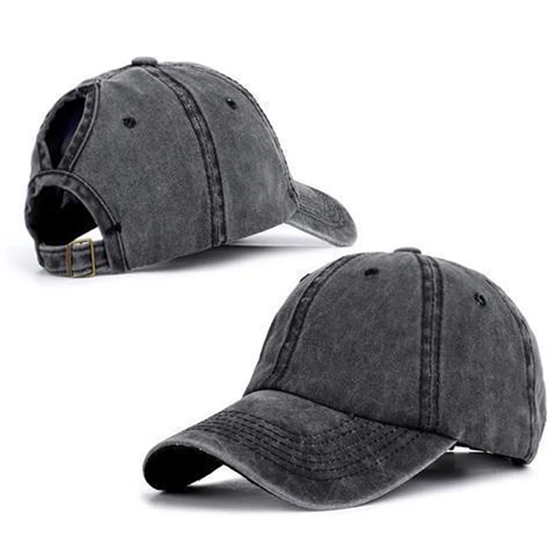 Vintage Ponytail Baseball Cap Women Adjustable Snapback Hat Distressed Summer Cap Woman Sunhat
Vintage Ponytail Baseball Cap Women Adjustable Snapback Hat Distressed Summer Cap Woman Sunhat