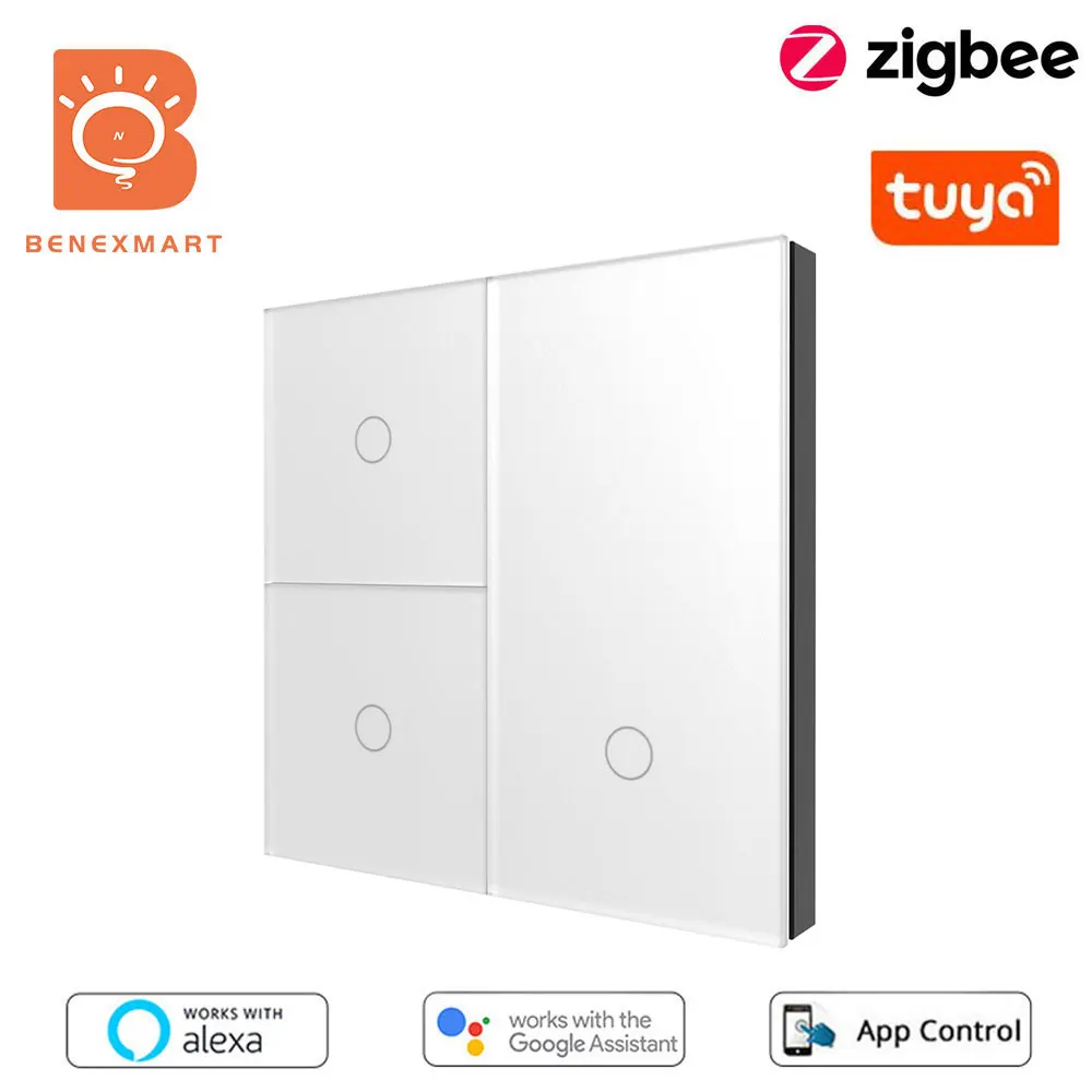 Умный настенный выключатель Benexmart Tuya Zigbee EU 1 2 3 Gang, настенный выключатель с кнопкой, поддержка Homekit, Siri, Alexa, Google Home
Умный настенный выключатель Benexmart Tuya Zigbee EU 1 2 3 Gang, настенный выключатель с кнопкой, поддержка Homekit, Siri, Alexa, Google Home