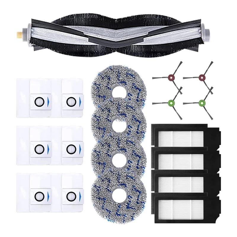 Accessories for Ecovacs X1 Omni Turbo Vacuum Robot Spare Parts Main Brush Roller Side Brush Filter Mop Pads Dust Bag
Accessories for Ecovacs X1 Omni Turbo Vacuum Robot Spare Parts Main Brush Roller Side Brush Filter Mop Pads Dust Bag