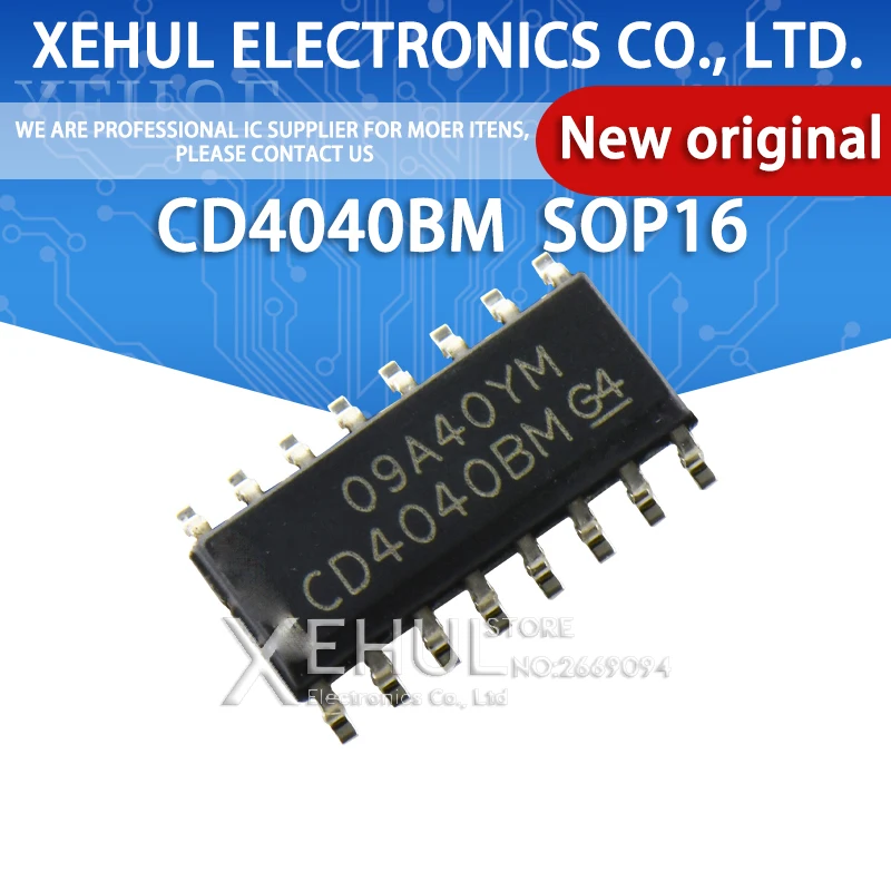 10/20/50/100PCS CD4040BM96 HEF4040BT CD4040B CD4040 CD4040BM HEF4040BT SMD SOP-16 Count/Divider
10/20/50/100PCS CD4040BM96 HEF4040BT CD4040B CD4040 CD4040BM HEF4040BT SMD SOP-16 Count/Divider