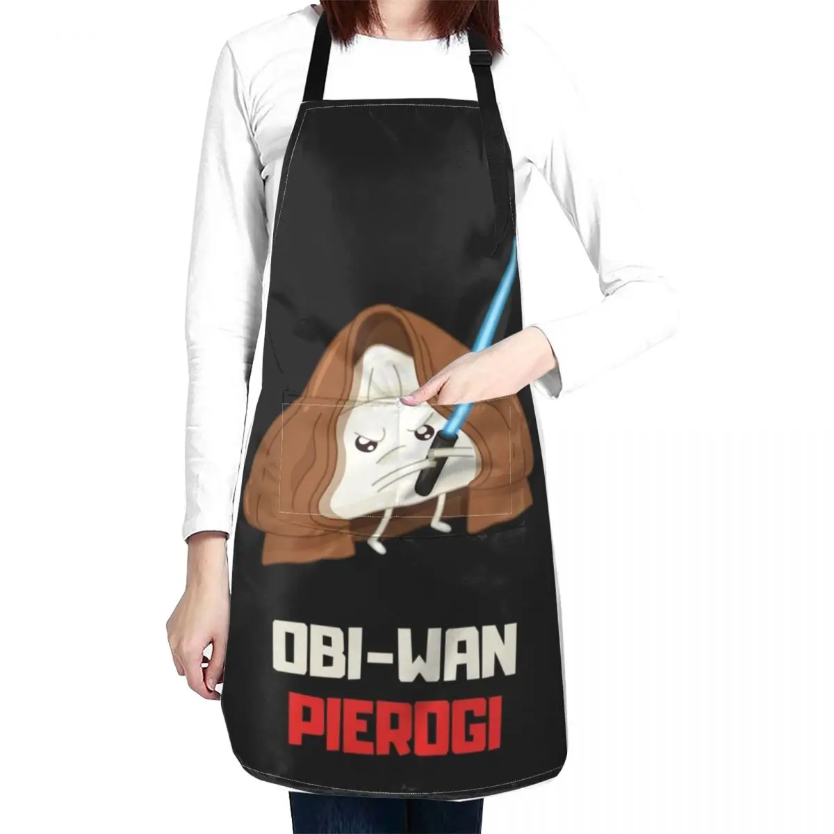 Obi-Wan Pierogi Apron professional kitchen apron kindergarten teacher apron Salon Apron
Obi-Wan Pierogi Apron professional kitchen apron kindergarten teacher apron Salon Apron