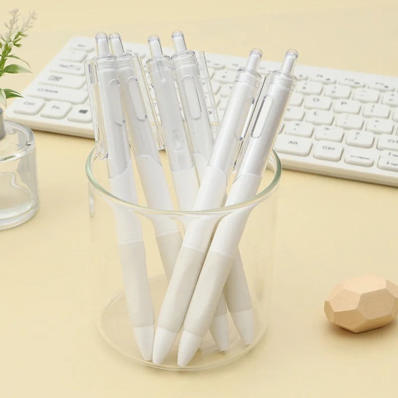 30Pcs Brush Question Pen Small White Pen Press Neutral Pen Simple 0.5 Black St Head Test Pen
30Pcs Brush Question Pen Small White Pen Press Neutral Pen Simple 0.5 Black St Head Test Pen