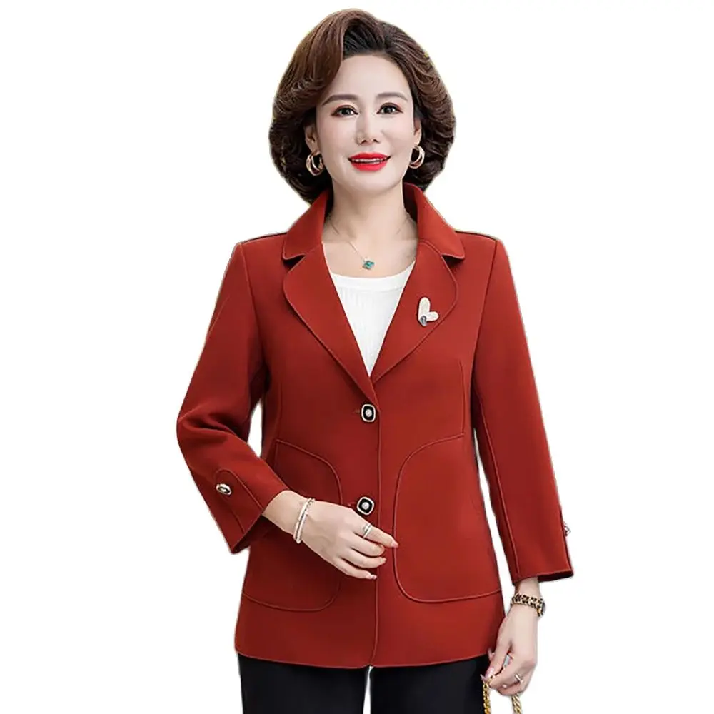 Mom's Autumn Dress 2024 New Western Fashion Small Suit Middle-aged And Old Women's Slim Short Jacket In Spring And AutumnTide5XL
Mom's Autumn Dress 2024 New Western Fashion Small Suit Middle-aged And Old Women's Slim Short Jacket In Spring And AutumnTide5XL