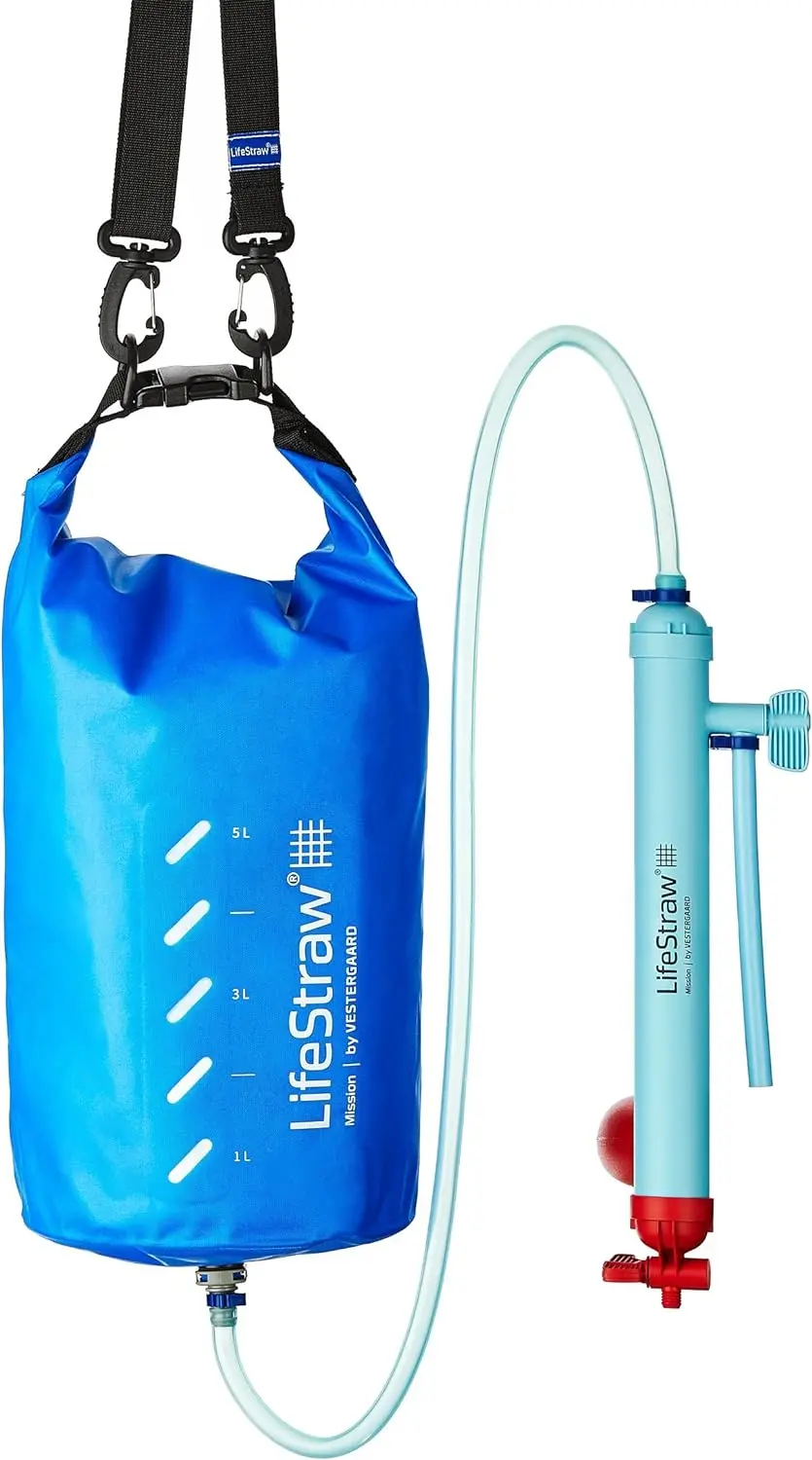 Purification System, High-Volume Gravity- Purifier for Camping and Emergency Preparedness, 5 Liter
Purification System, High-Volume Gravity- Purifier for Camping and Emergency Preparedness, 5 Liter