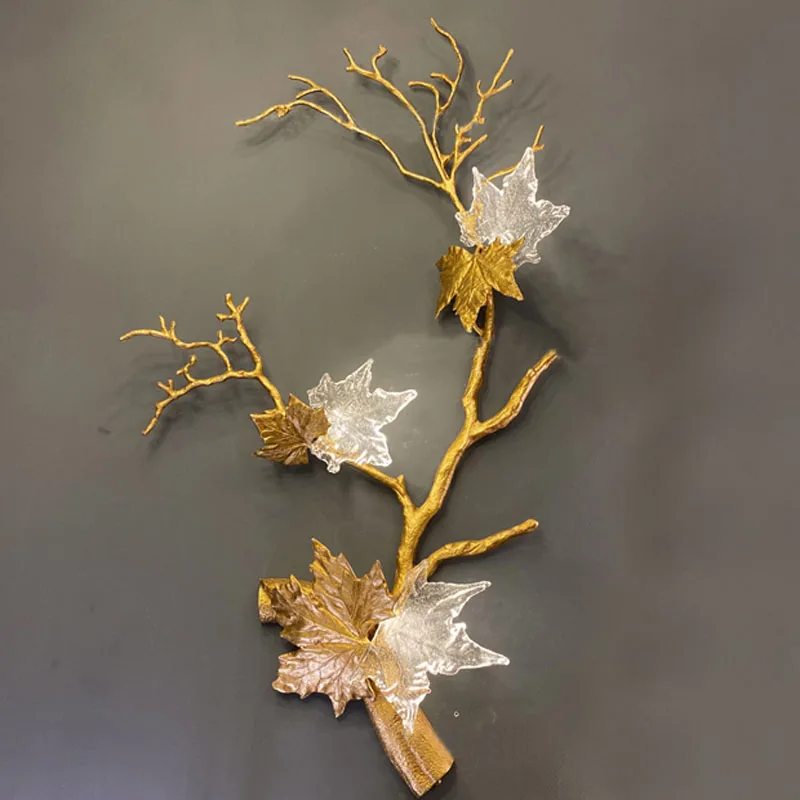 Modern Wall Sconce Lighting Indoor Glass Leaves Wall Lamp for Living room Hallway Staircase Wall Light Fixture Background Light
Modern Wall Sconce Lighting Indoor Glass Leaves Wall Lamp for Living room Hallway Staircase Wall Light Fixture Background Light