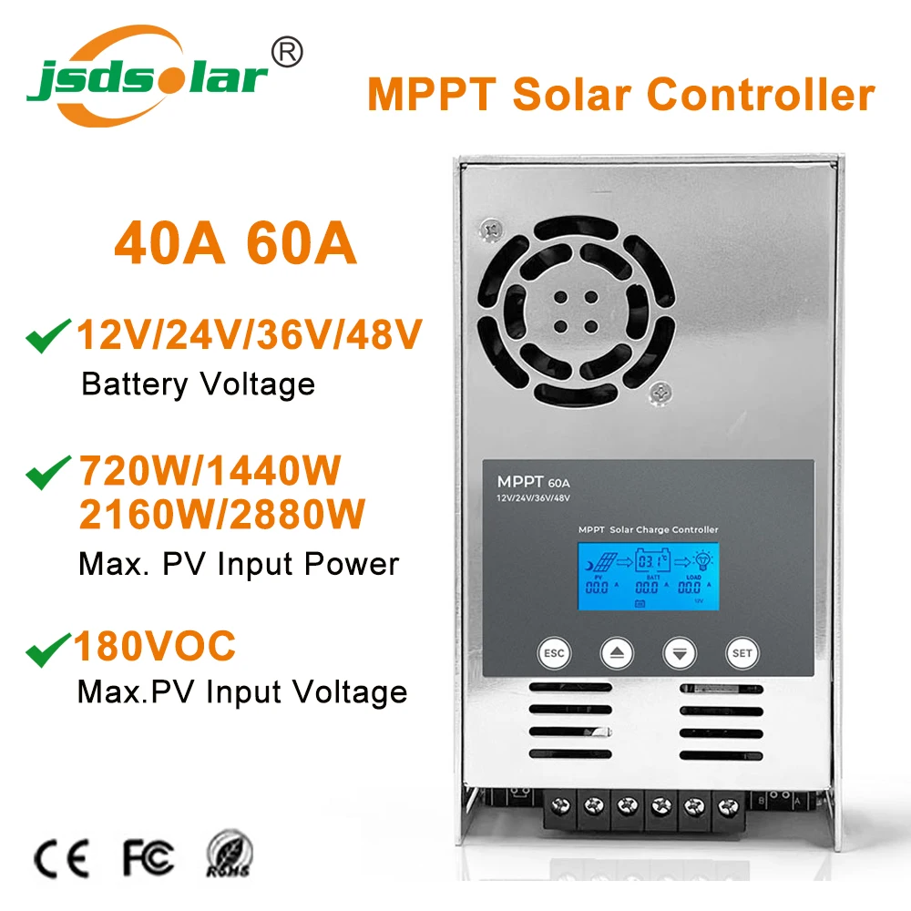 

12 В 24 в 36 в 48 в автоматический MPPT Контроллер заряда солнечной батареи 40 А 60 А Регулятор солнечной панели контроллер солнечной батареи для свинцово-кислотной литиевой батареи