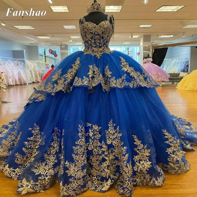 Fanshao pd220 Tiered Appliques Quinceanera Dress Sweep Tulle Prom Sweet 16 Gowns vestidos de 15 anos Ball Gown
Fanshao pd220 Tiered Appliques Quinceanera Dress Sweep Tulle Prom Sweet 16 Gowns vestidos de 15 anos Ball Gown